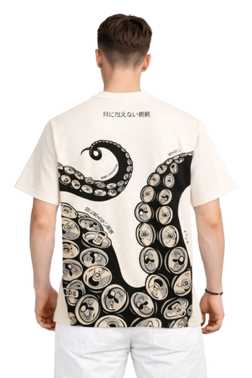 Invisible Damage Graphic T-Shirt – Off White